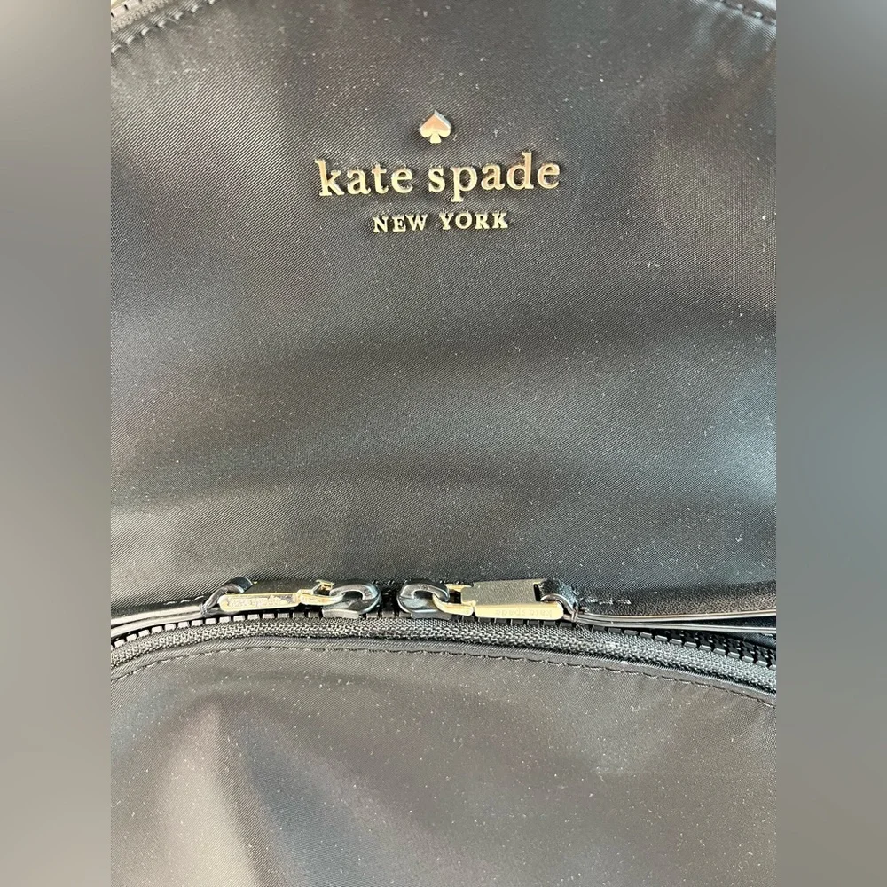 Kate Spade Karissa Black Medium Nylon Backpack - Picture 8 of 14
